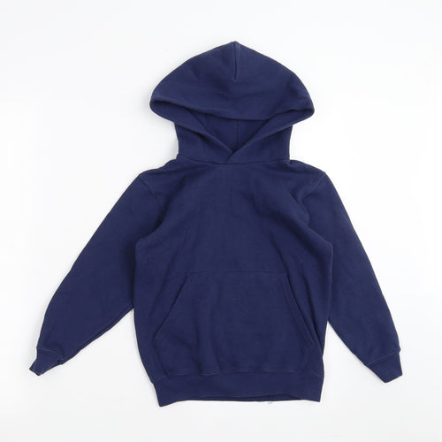 Fruit of the Loom Boys Blue   Pullover Hoodie Size 7-8 Years