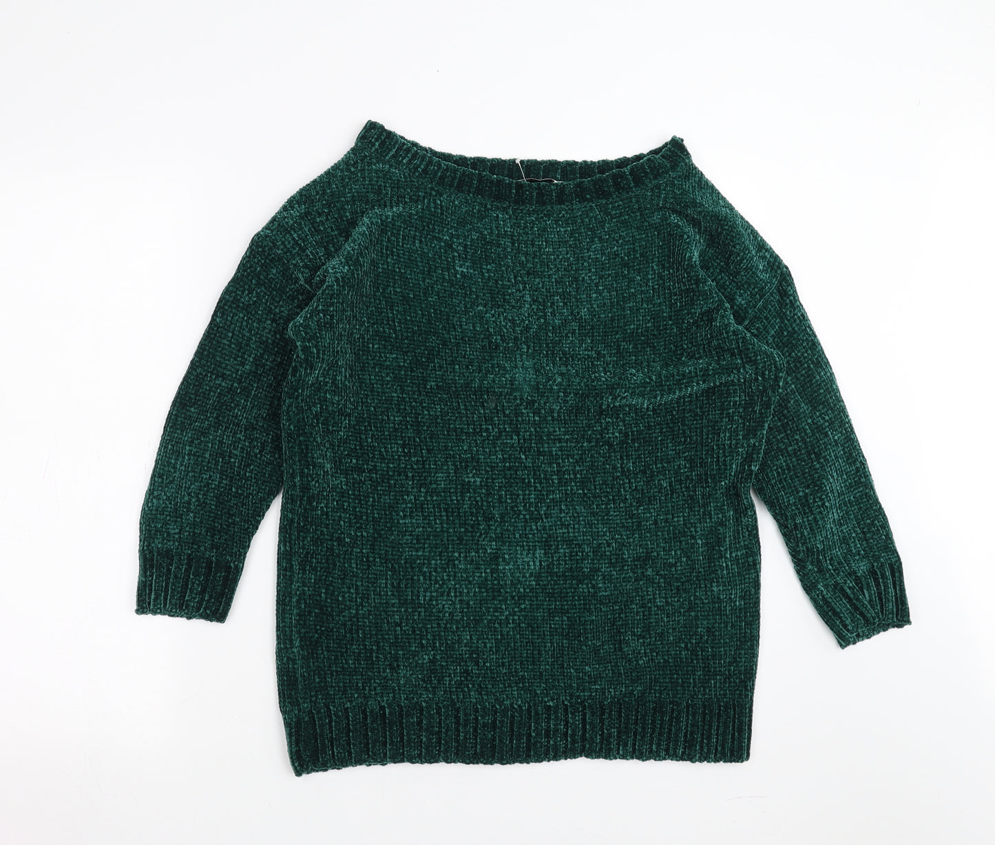 Tru Collection Womens Green   Pullover Jumper Size S