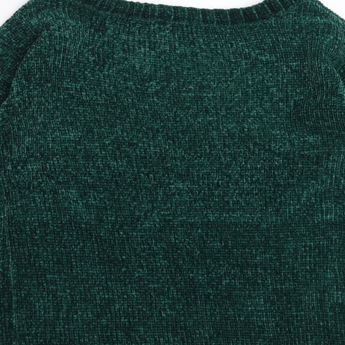Tru Collection Womens Green   Pullover Jumper Size S