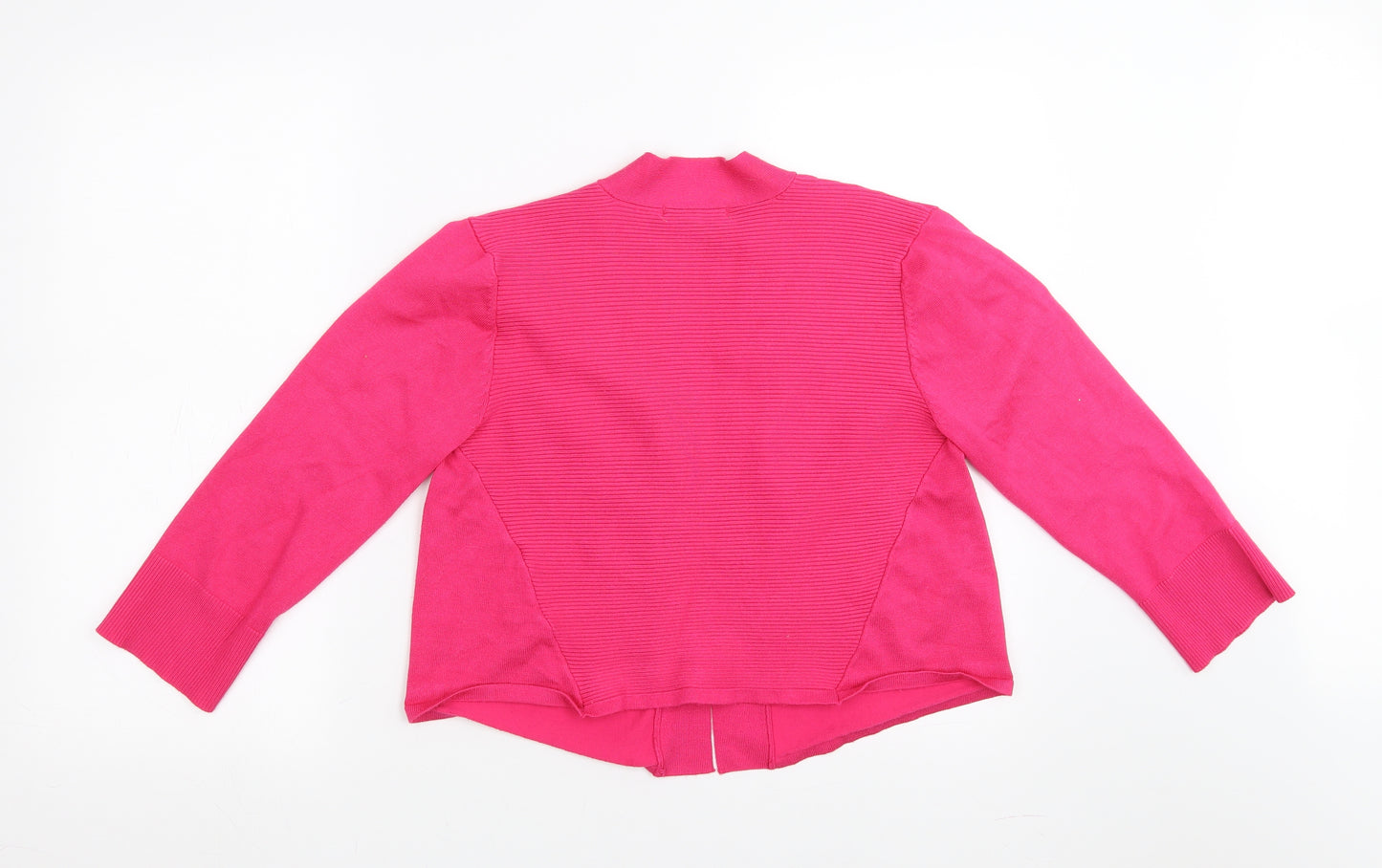 Retrology Womens Pink   Shrug Jumper Size M