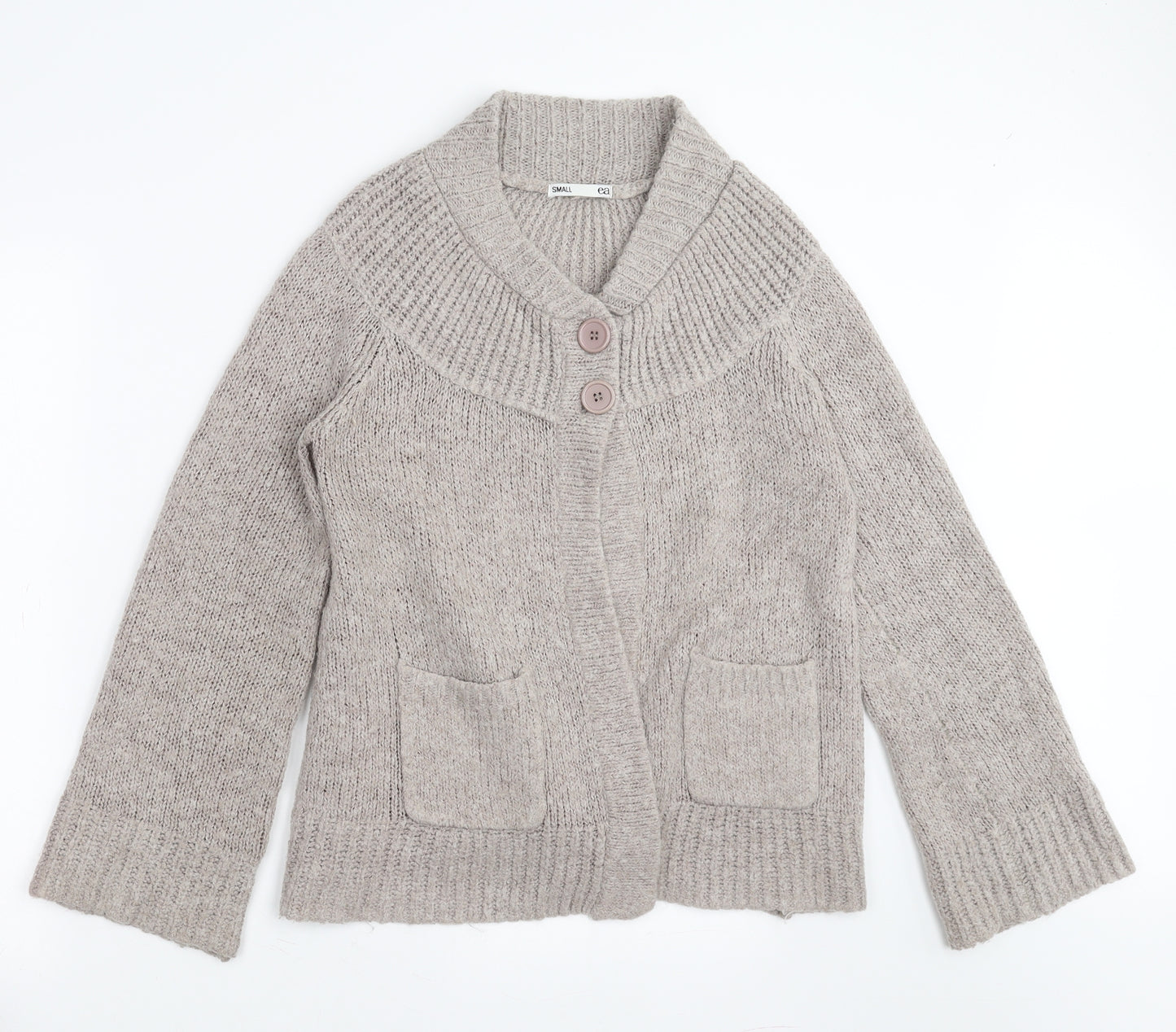 EA Womens Grey   Cardigan Jumper Size S