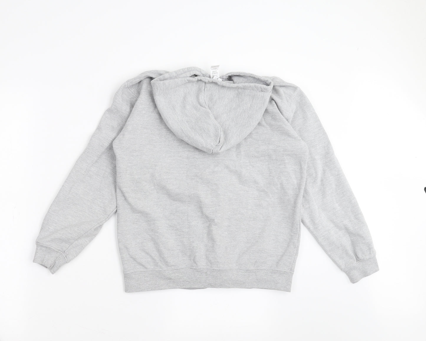 Awdis Boys Grey   Full Zip Hoodie Size 12-13 Years