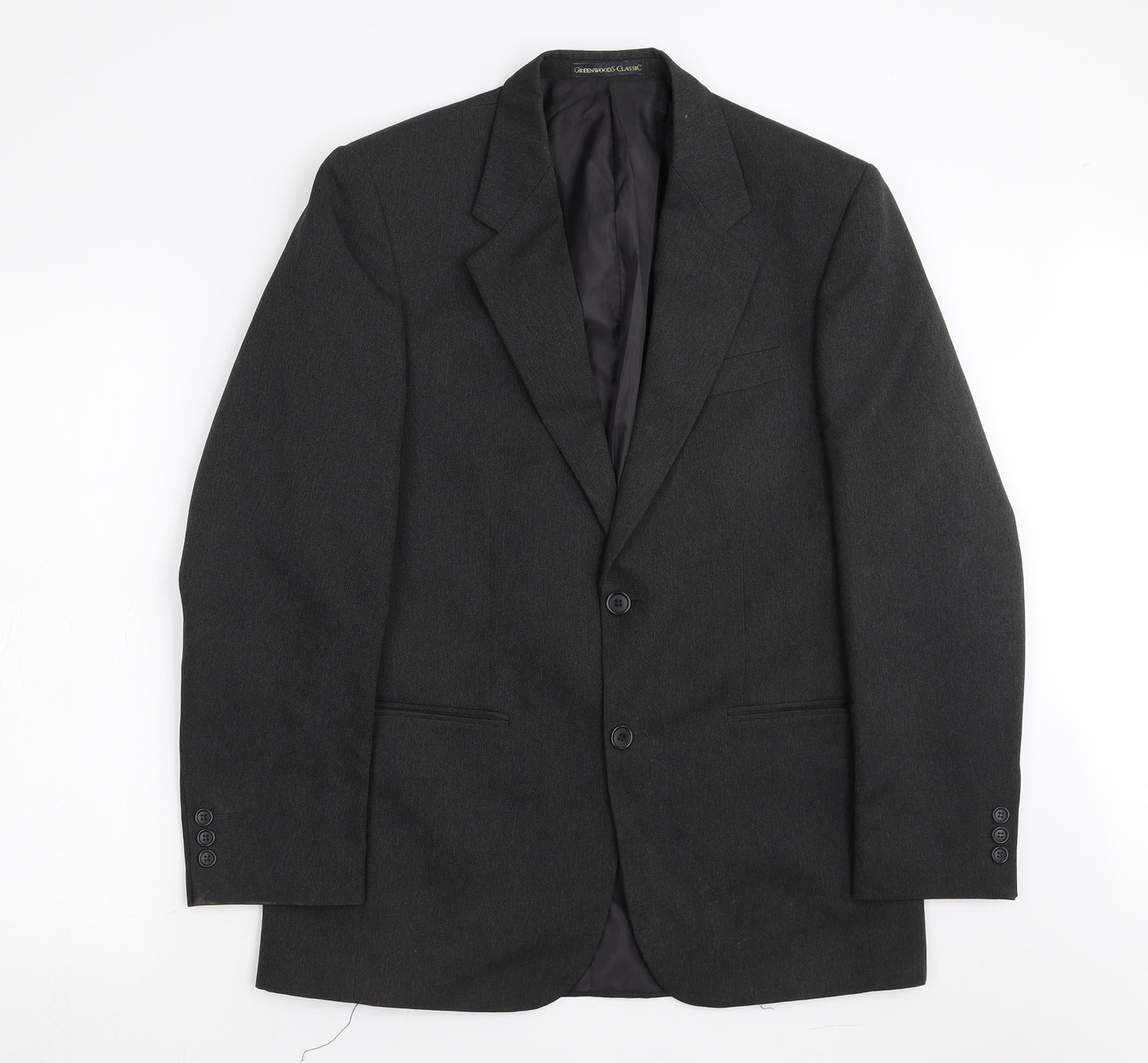 GREENWOODS Mens Grey   Jacket Suit Jacket Size 38