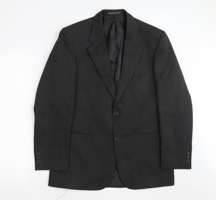 GREENWOODS Mens Grey   Jacket Suit Jacket Size 38