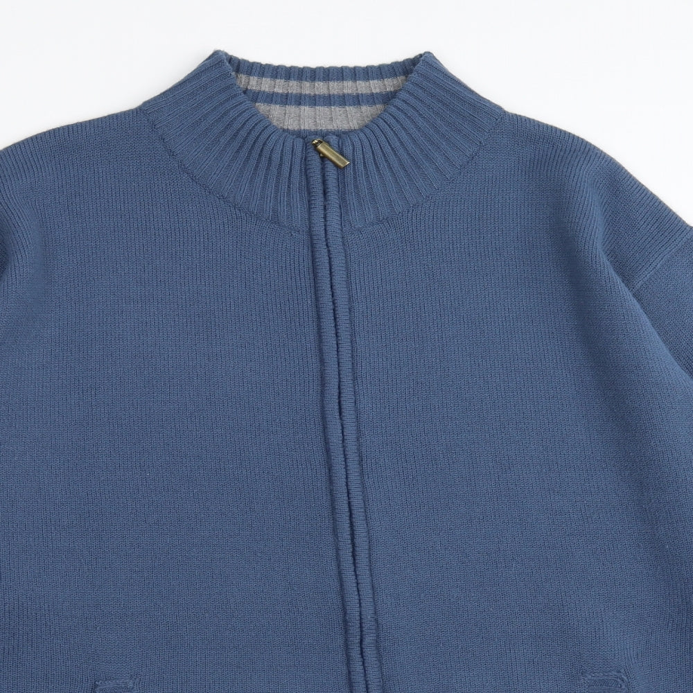 South Bay Mens Blue   Full Zip Jumper Size XL