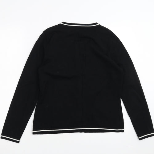 Viyella Womens Black   Cardigan Jumper Size M