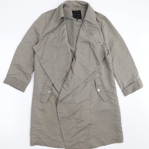 New Look Womens Green   Overcoat Jacket Size 12