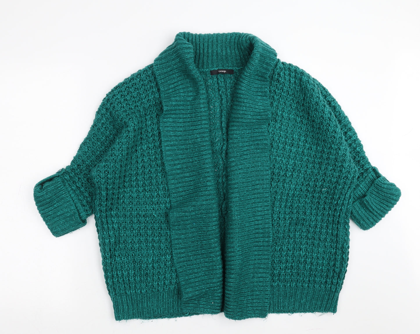George Womens Green   Cardigan Jumper Size 10