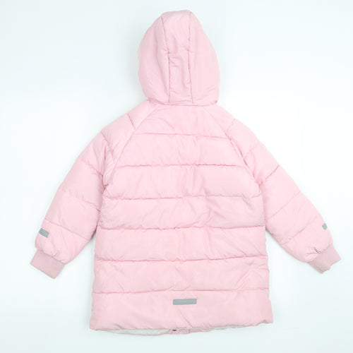 Seven lemon Girls Pink   Puffer Jacket Coat Size 8 Years