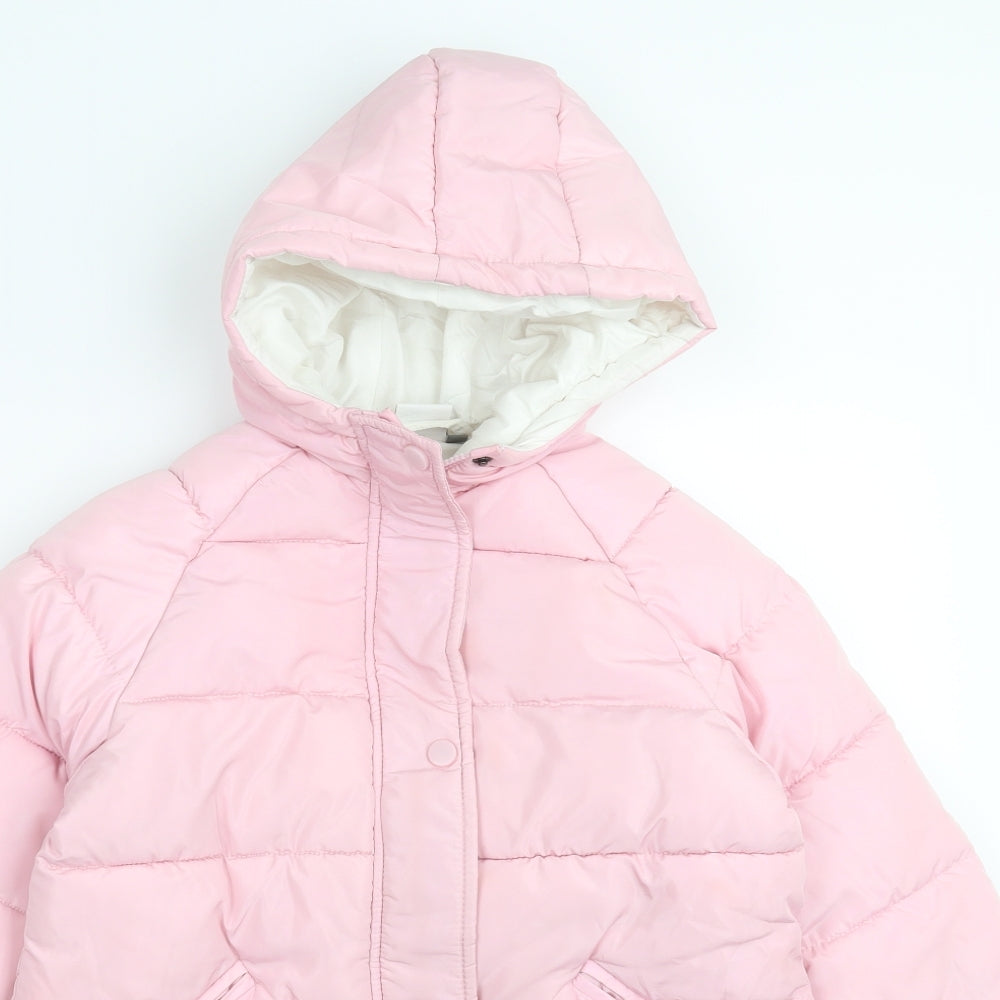 Seven lemon Girls Pink   Puffer Jacket Coat Size 8 Years