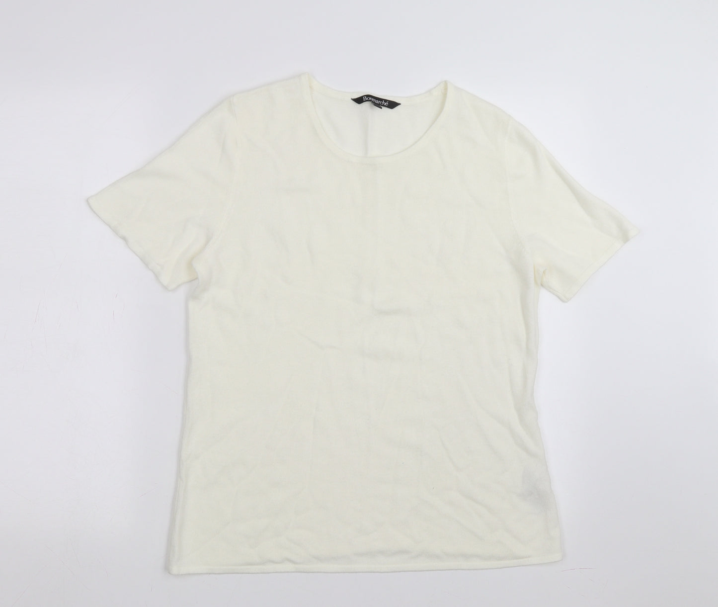 Bonmarché Womens Ivory   Pullover Jumper Size 12