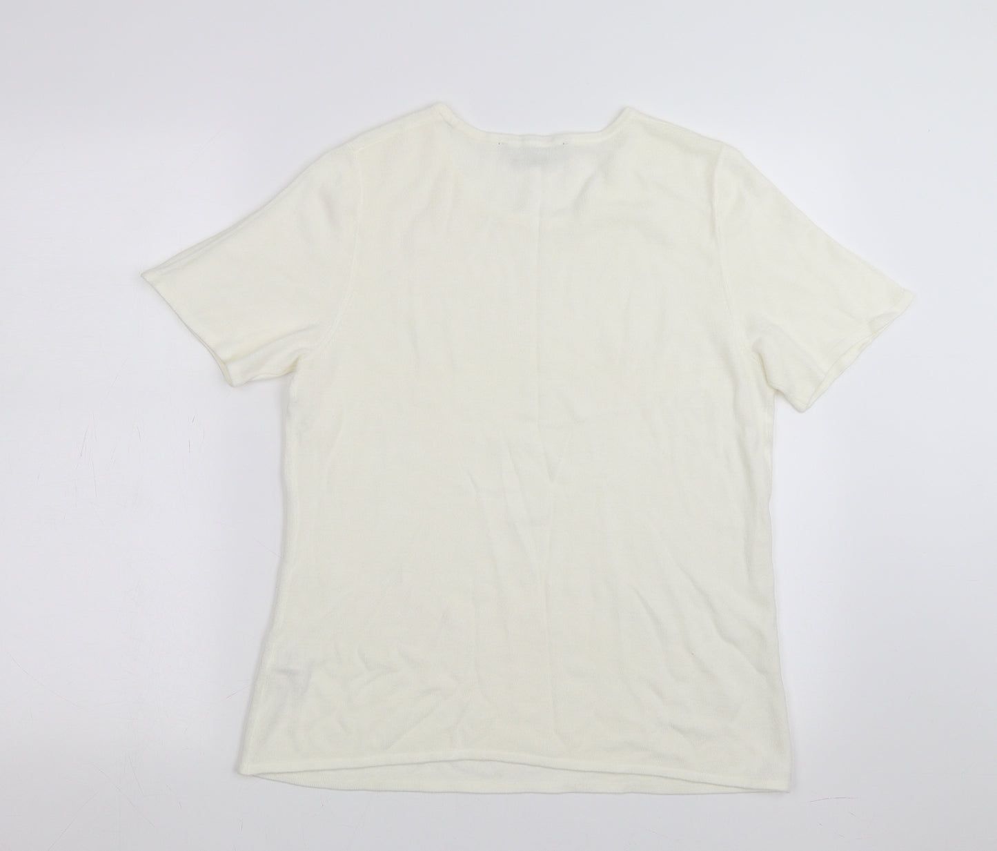 Bonmarché Womens Ivory   Pullover Jumper Size 12