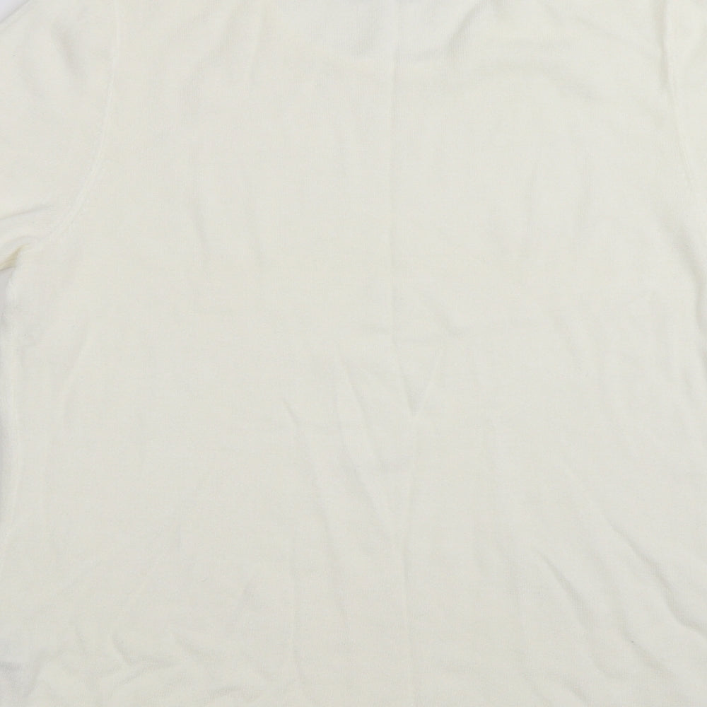 Bonmarché Womens Ivory   Pullover Jumper Size 12