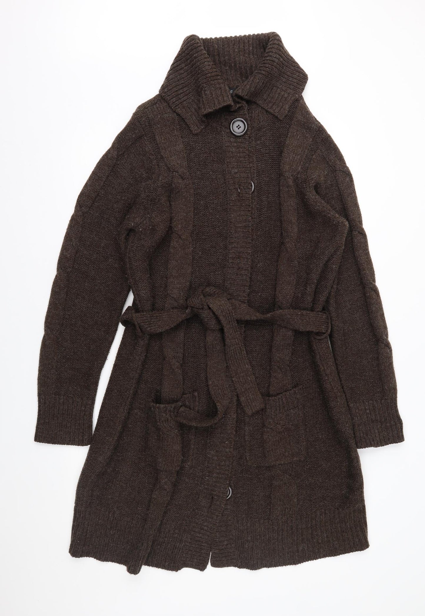 F&F Womens Brown   Cardigan Jumper Size 22