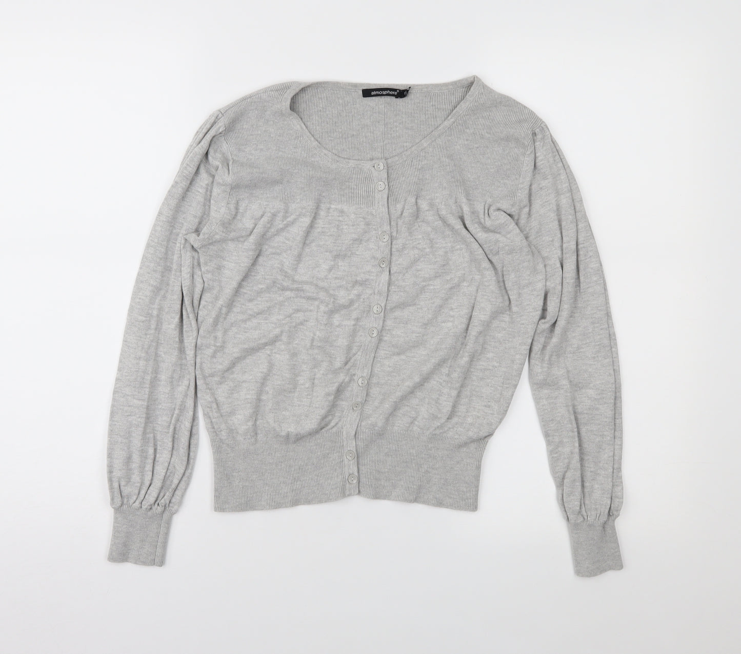 Atmosphere Womens Grey   Cardigan Jumper Size 12