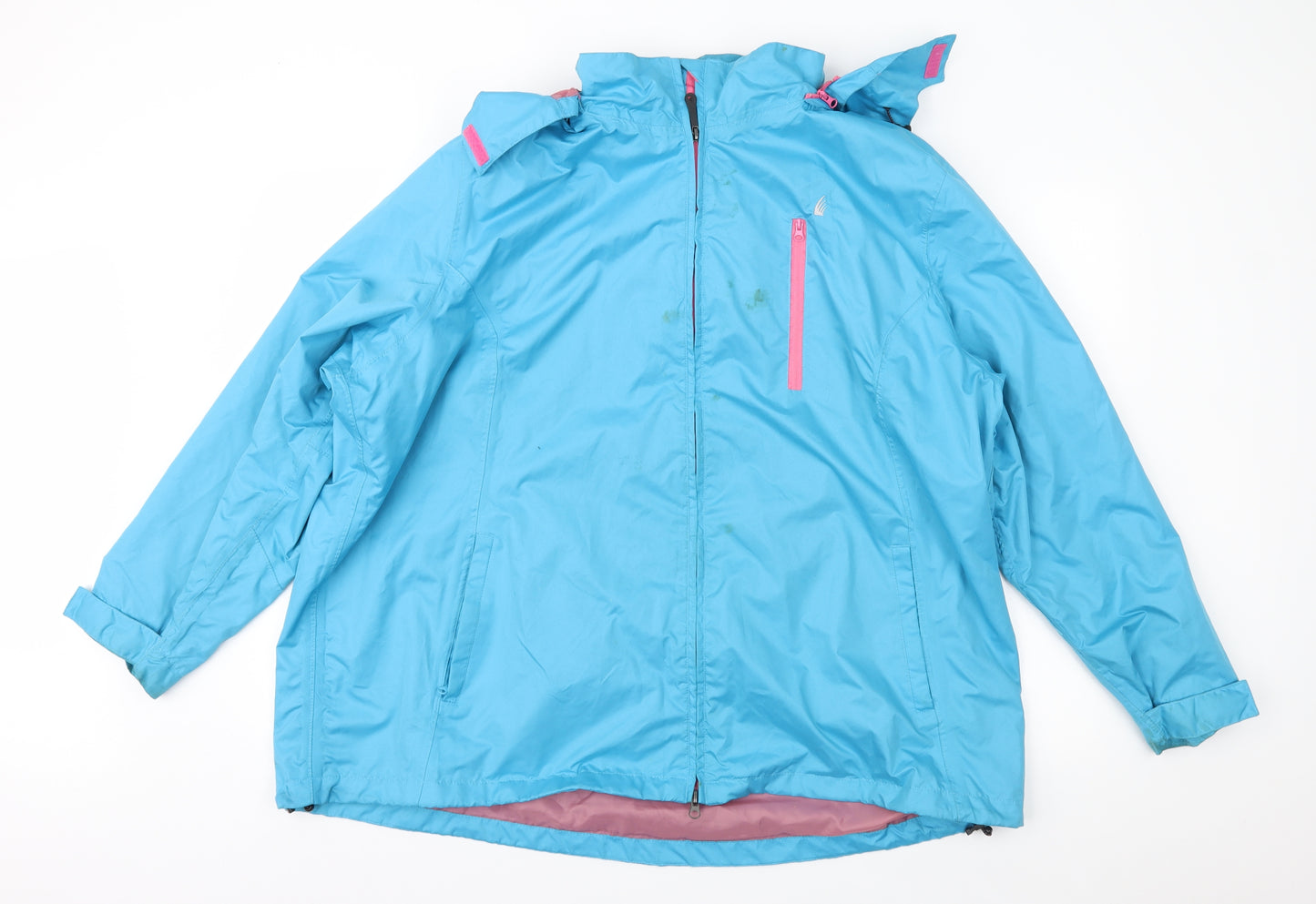 Preworn Womens Blue   Anorak Jacket Size 26