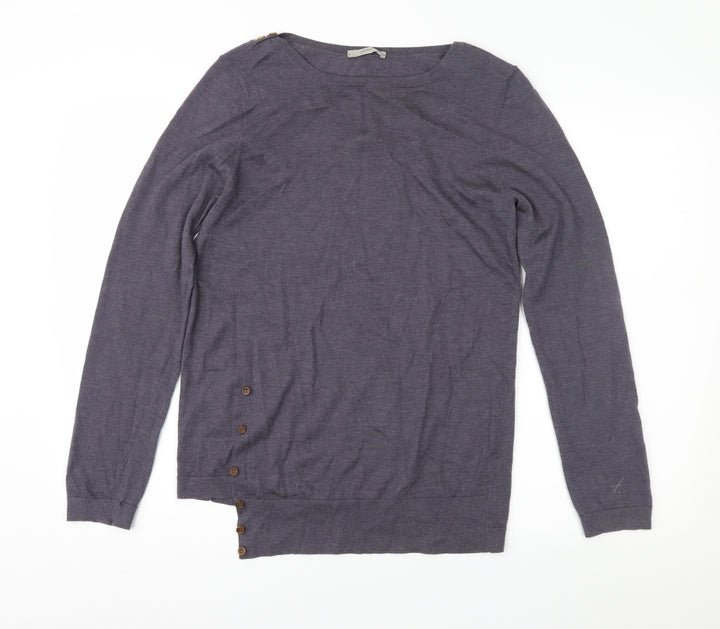 Falcon Womens Blue Pullover Jumper Size L
