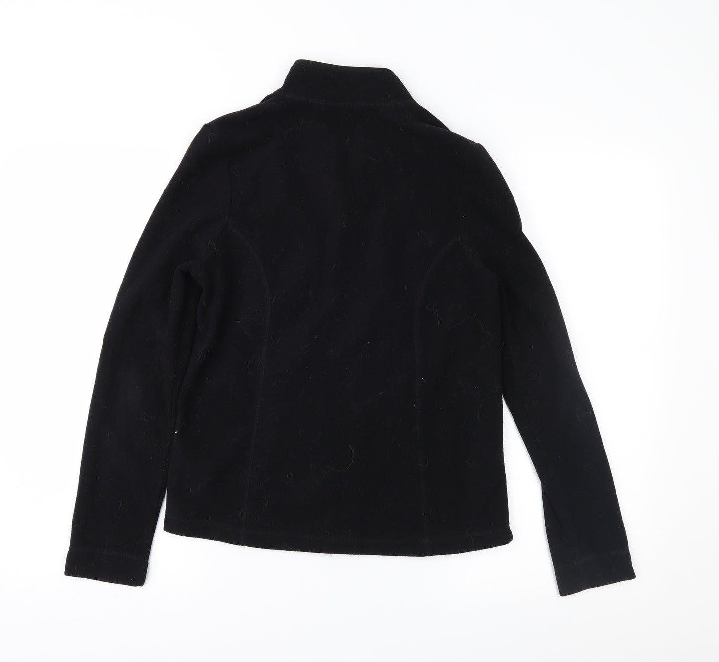 TU Womens Black  Fleece Jacket  Size 8