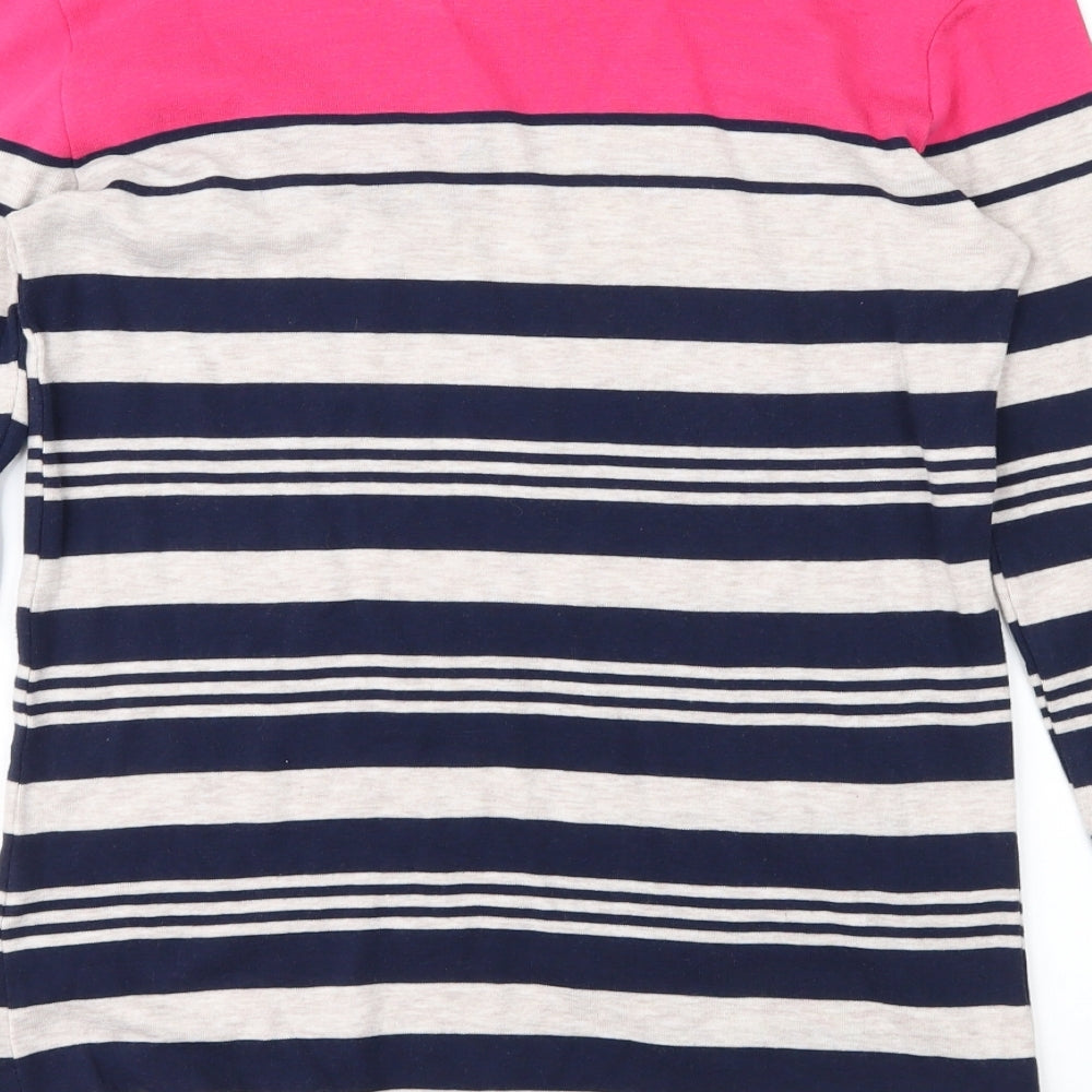 LCW Womens Blue Striped  Pullover Jumper Size M