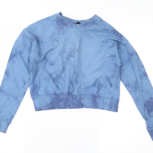 New Look Girls Blue   Pullover Sweatshirt Size 10-11 Years