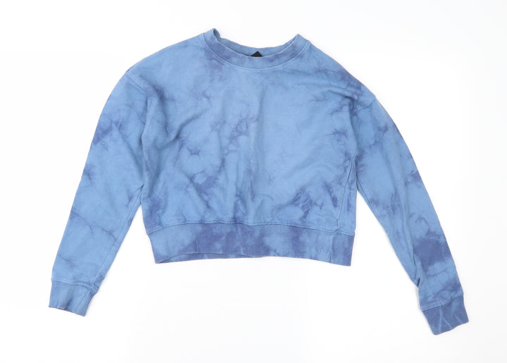 New Look Girls Blue   Pullover Sweatshirt Size 10-11 Years
