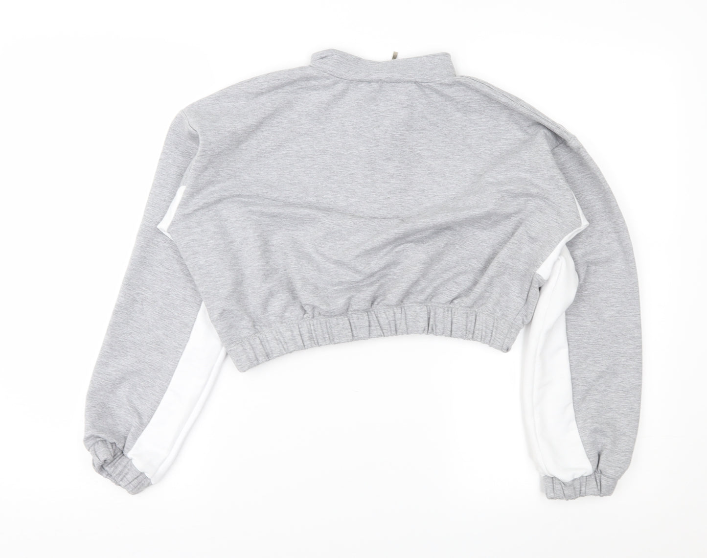 PORTABELLO Womens Grey   Pullover Sweatshirt Size L