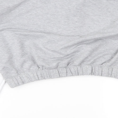 PORTABELLO Womens Grey   Pullover Sweatshirt Size L