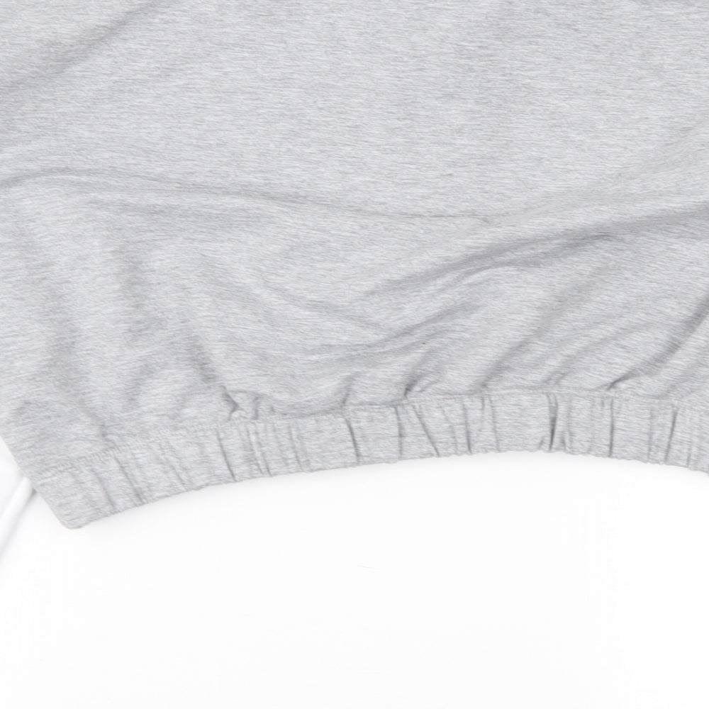 PORTABELLO Womens Grey   Pullover Sweatshirt Size L