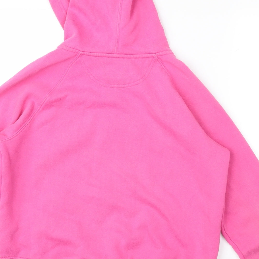 Converse Girls Pink   Full Zip Hoodie Size 13-14 Years