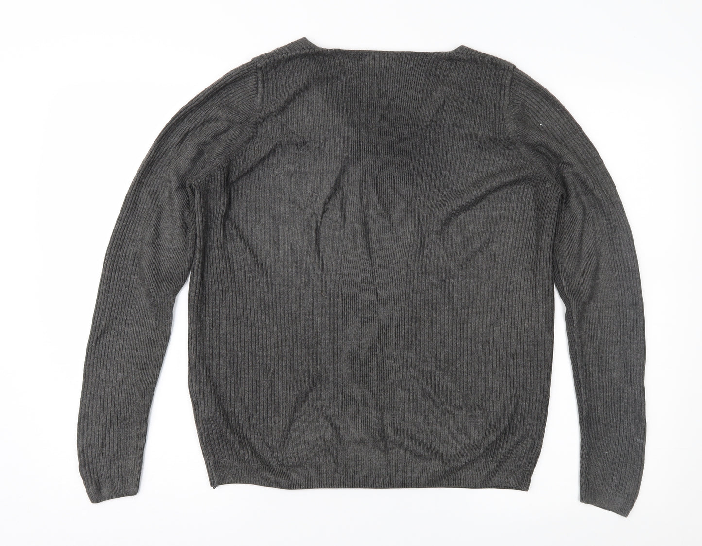 Marks and Spencer Womens Grey   Pullover Jumper Size 14