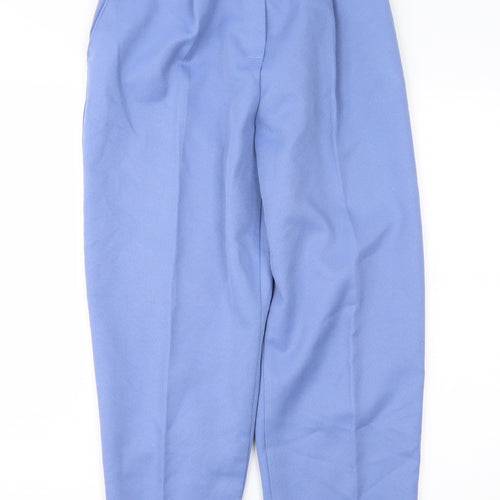 Slima Womens Blue   Cropped Trousers Size 12 L24 in