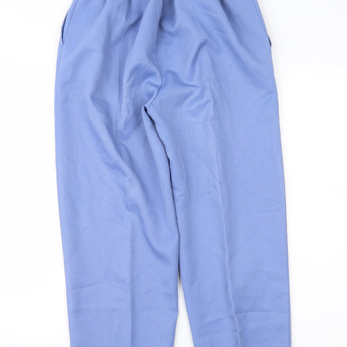 Slima Womens Blue   Cropped Trousers Size 12 L24 in