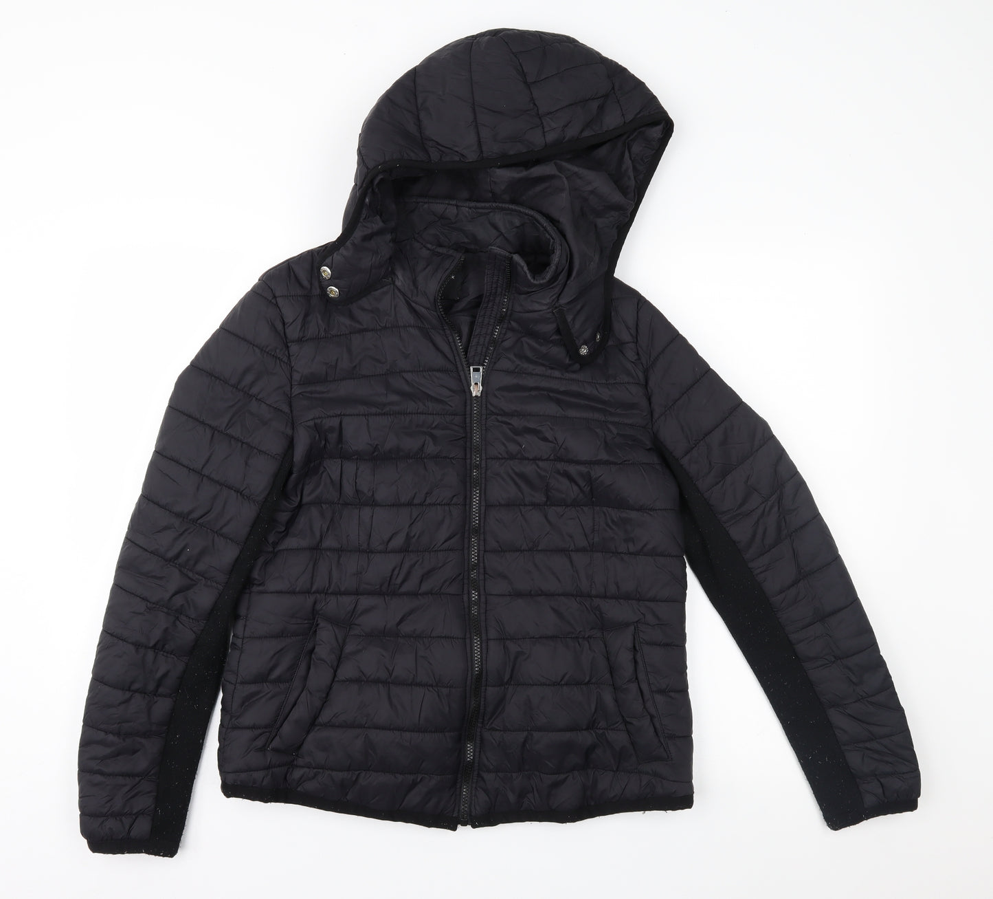 New Look Womens Black   Quilted Jacket Size 14