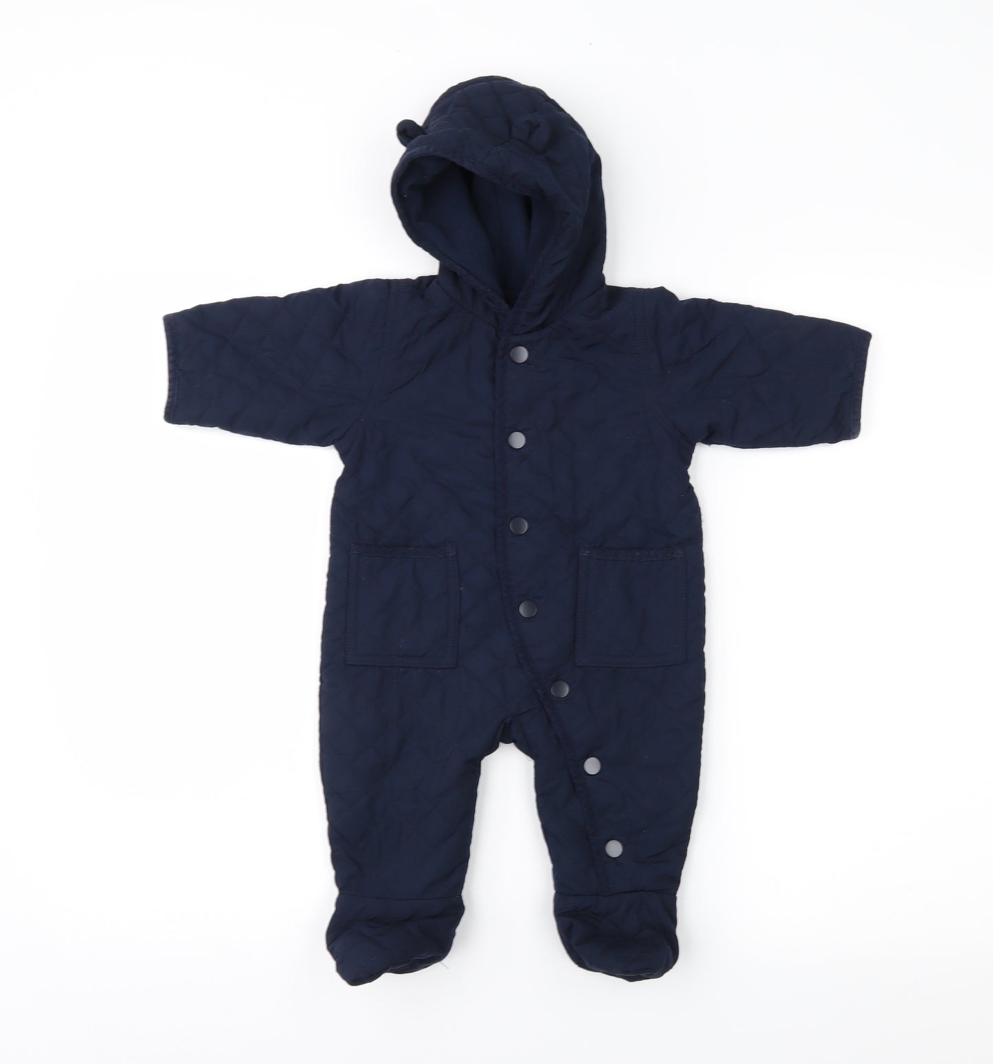 Gap Boys Blue   Quilted Snowsuit Size 3-6 Months
