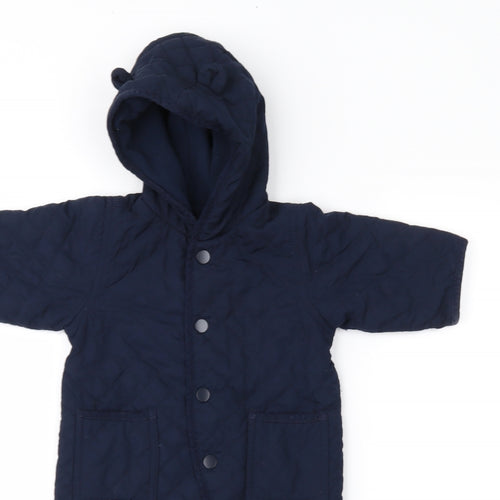 Gap Boys Blue   Quilted Snowsuit Size 3-6 Months