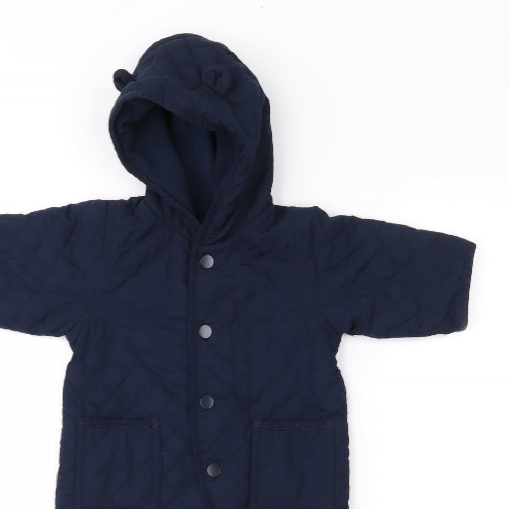 Gap Boys Blue   Quilted Snowsuit Size 3-6 Months