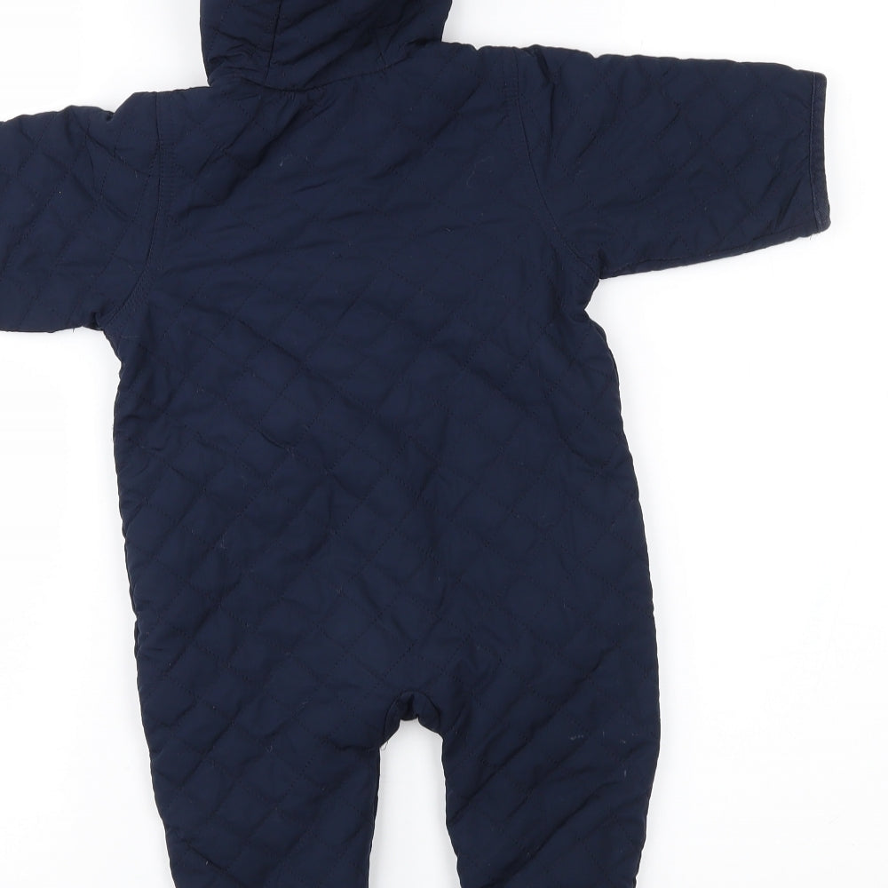 Gap Boys Blue   Quilted Snowsuit Size 3-6 Months