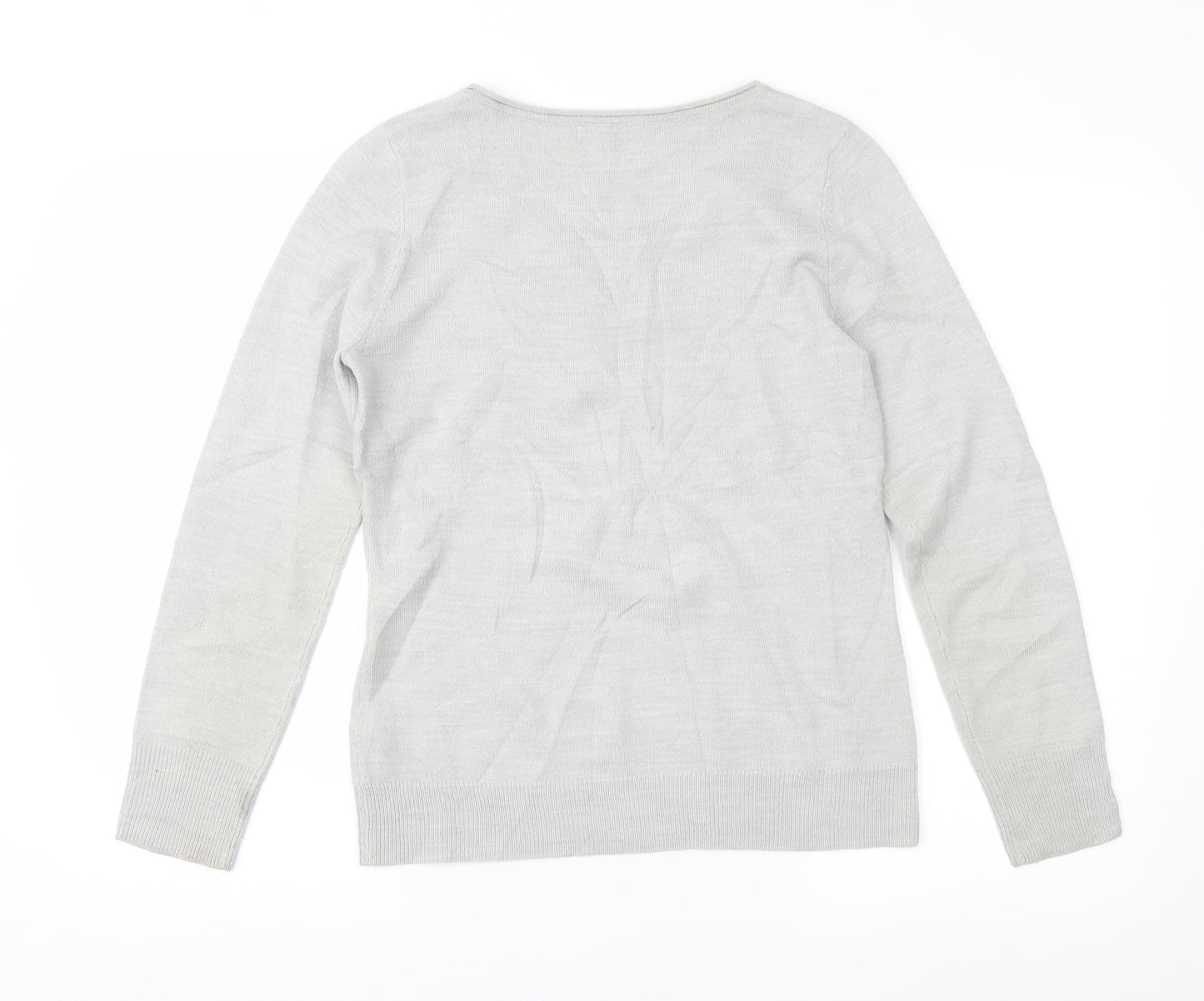 Per Una Womens Grey   Pullover Jumper Size 12
