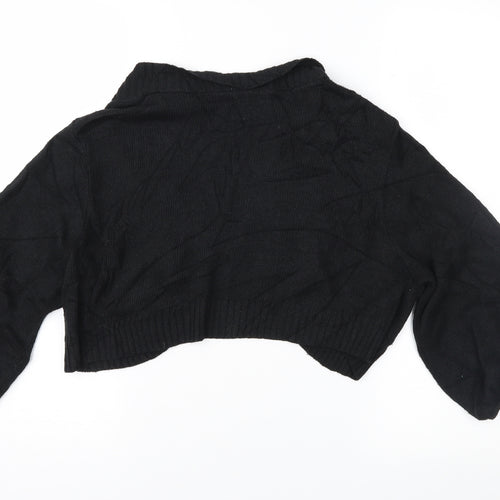 Therapy Womens Black   Cardigan Jumper Size 14