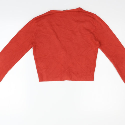 Dorothy Perkins Womens Red   Pullover Jumper Size 10