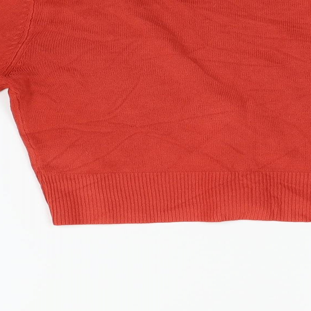 Dorothy Perkins Womens Red   Pullover Jumper Size 10