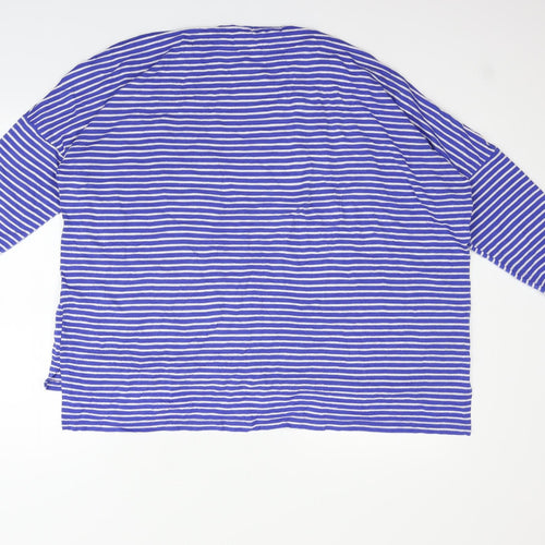 Primark Womens Blue Polka Dot  Basic T-Shirt Size L