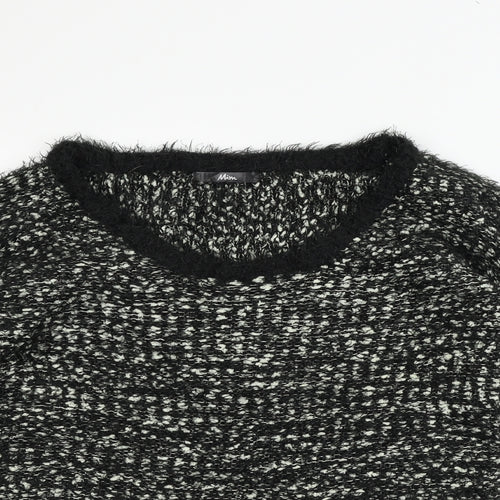 Mim  Womens Black   Pullover Jumper Size M