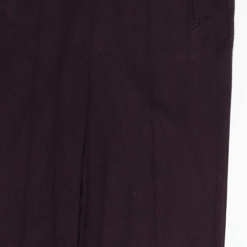 Marks and Spencer Womens Purple   Trousers  Size 10 L28 in