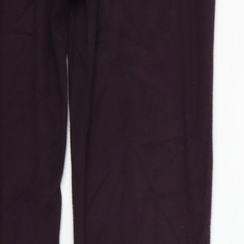 Marks and Spencer Womens Purple   Trousers  Size 10 L28 in