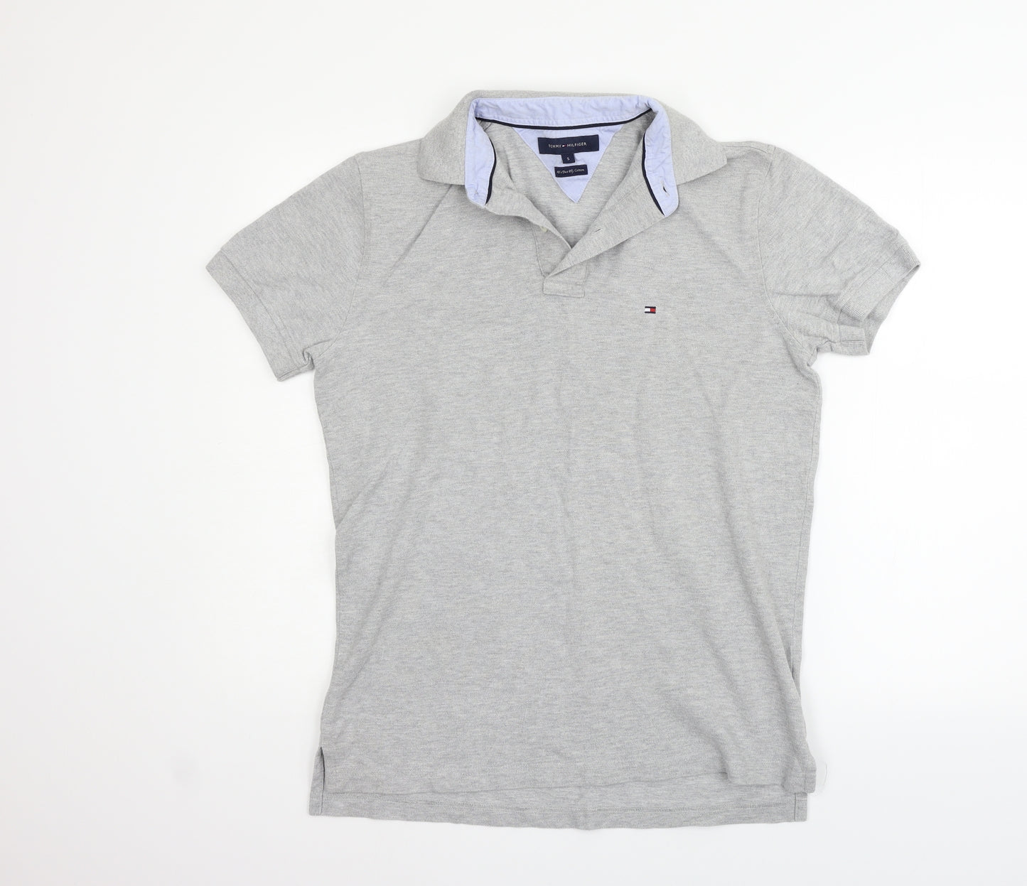 Tommy Hilfiger Mens Grey    Polo Size S