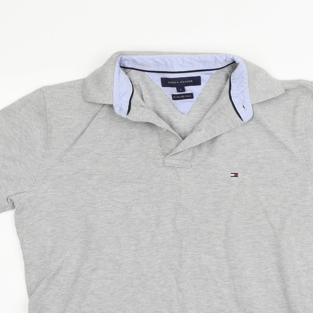Tommy Hilfiger Mens Grey    Polo Size S