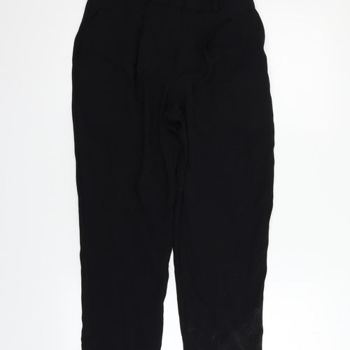 Marks and Spencer Womens Black   Trousers  Size 8 L23 in