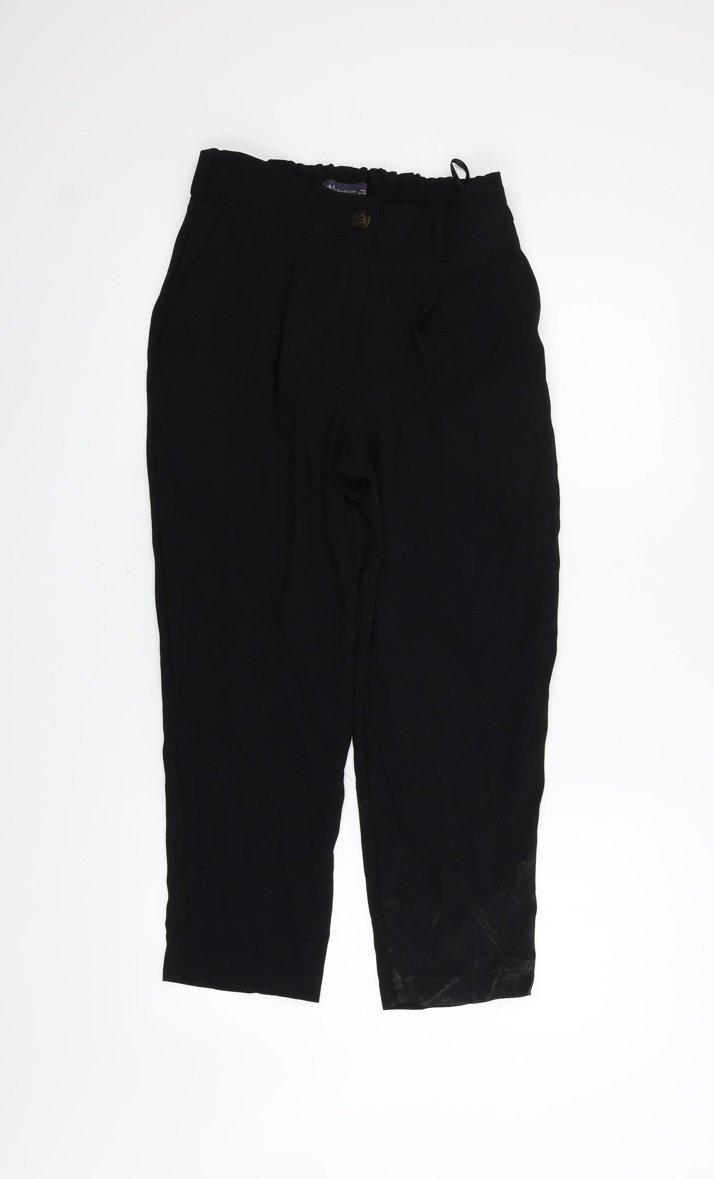 Marks and Spencer Womens Black   Trousers  Size 8 L23 in