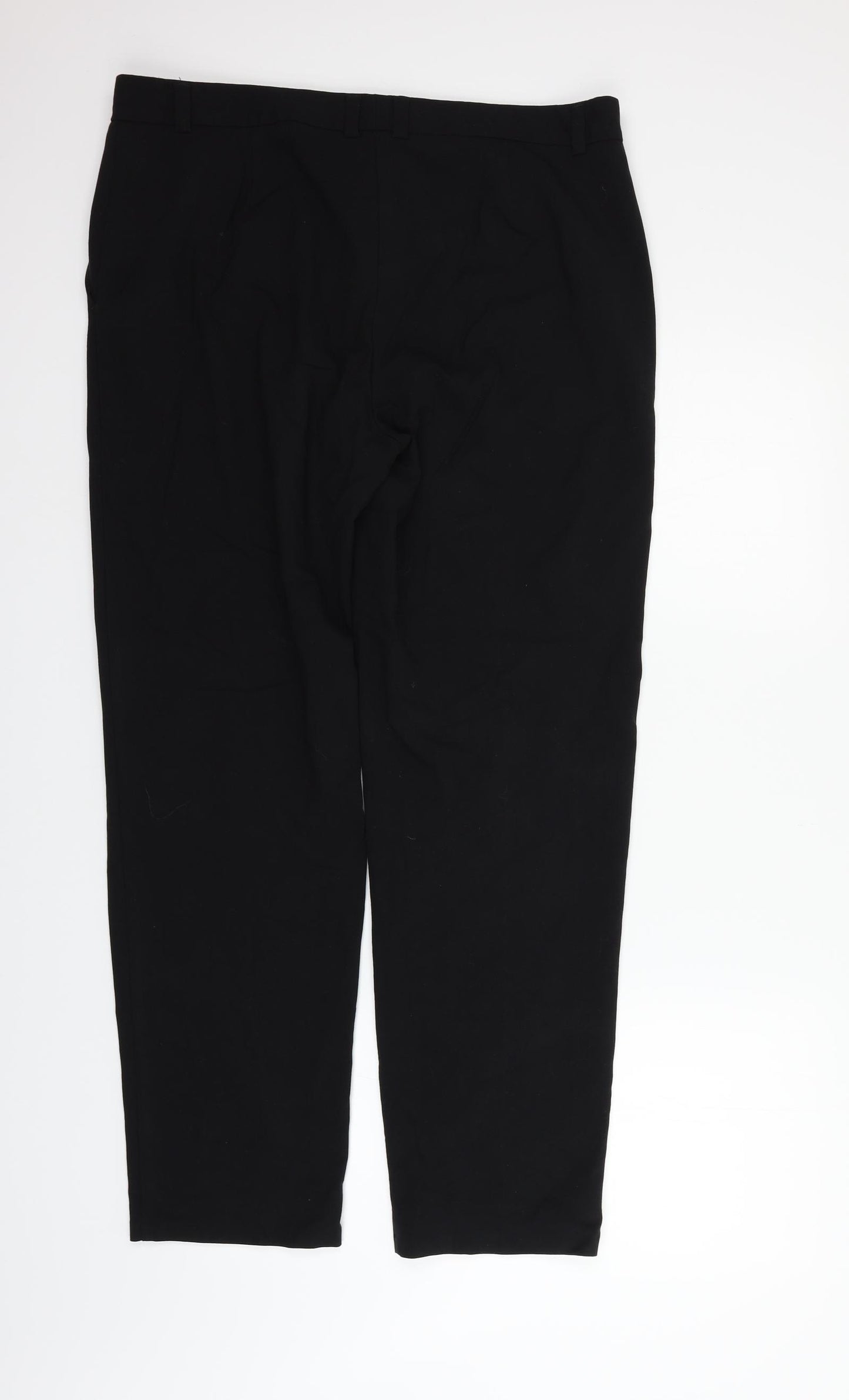 Marks and Spencer Womens Black   Trousers  Size 16 L29 in